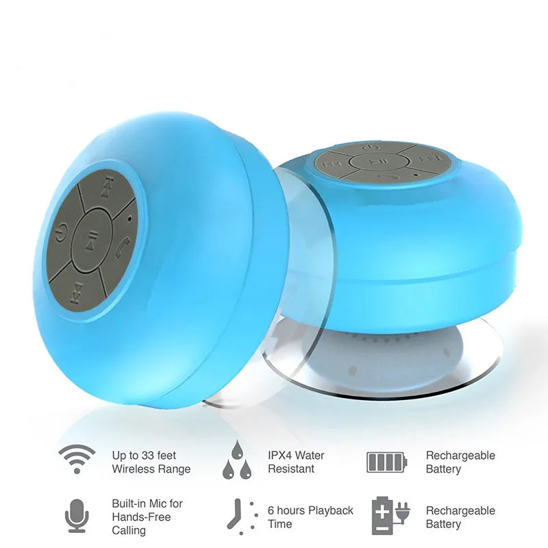 Mini Bluetooth Speaker Shower