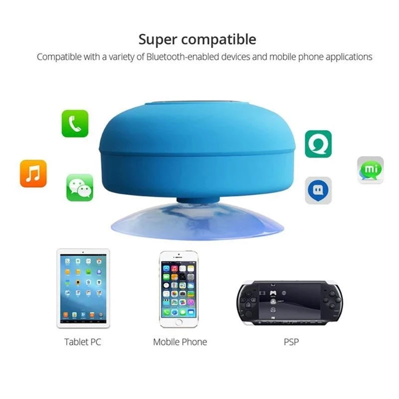 Mini Bluetooth Speaker Shower